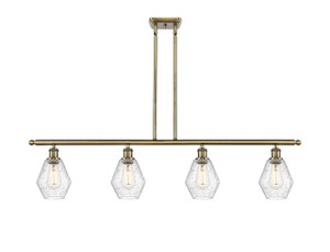 Cindyrella - 4 Light - 48 inch - Antique Brass - Cord hung - Island Light (516-4I-AB-G654-6-LED)