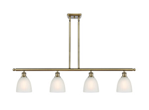 Castile - 4 Light - 48 inch - Antique Brass - Cord hung - Island Light (516-4I-AB-G381)