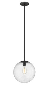 Tolland - 1 Light - 12 inch - Matte Black - Cord hung - Mini Pendant (612-BK-SDY-LED)