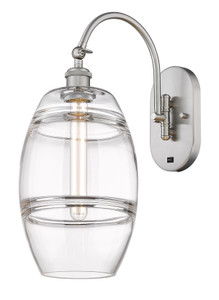 Vaz - 1 Light - 8 inch - Brushed Satin Nickel - Sconce (518-1W-SN-G557-8CL)