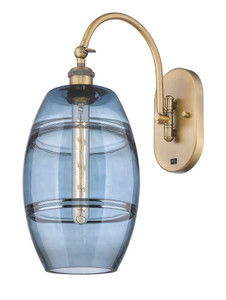 Vaz - 1 Light - 8 inch - Brushed Brass - Sconce (518-1W-BB-G557-8BL)