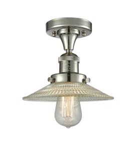 Halophane - 1 Light - 9 inch - Polished Nickel - Semi-Flush Mount (517-1CH-PN-G2-LED)