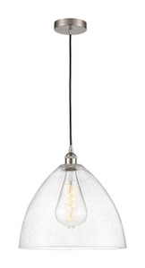 Bristol - 1 Light - 16 inch - Brushed Satin Nickel - Cord hung - Pendant (616-1P-SN-GBD-164-LED)