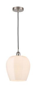 Norfolk - 1 Light - 12 inch - Brushed Satin Nickel - Cord hung - Mini Pendant (616-1P-SN-G461-12)