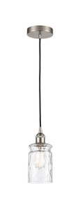 Candor - 1 Light - 5 inch - Brushed Satin Nickel - Cord hung - Mini Pendant (616-1P-SN-G352)