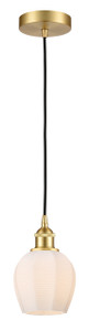 Norfolk - 1 Light - 6 inch - Satin Gold - Cord hung - Mini Pendant (616-1P-SG-G461-6)