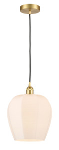 Norfolk - 1 Light - 12 inch - Satin Gold - Cord hung - Mini Pendant (616-1P-SG-G461-12)