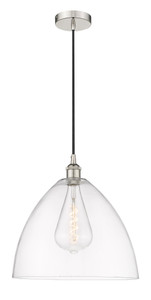 Bristol - 1 Light - 16 inch - Polished Nickel - Cord hung - Pendant (616-1P-PN-GBD-162)