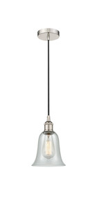Hanover - 1 Light - 6 inch - Polished Nickel - Cord hung - Mini Pendant (616-1P-PN-G2812)