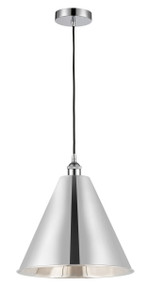 Berkshire - 1 Light - 16 inch - Polished Chrome - Cord hung - Mini Pendant (616-1P-PC-MBC-16-PC-LED)