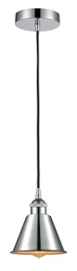Smithfield - 1 Light - 7 inch - Polished Chrome - Cord hung - Mini Pendant (616-1P-PC-M8-LED)