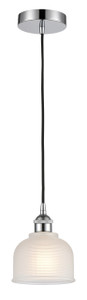 Dayton - 1 Light - 6 inch - Polished Chrome - Cord hung - Mini Pendant (616-1P-PC-G411-LED)