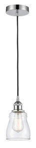Ellery - 1 Light - 5 inch - Polished Chrome - Cord hung - Mini Pendant (616-1P-PC-G392)