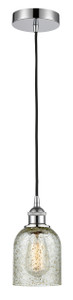Caledonia - 1 Light - 5 inch - Polished Chrome - Cord hung - Mini Pendant (616-1P-PC-G259)