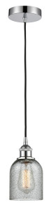 Caledonia - 1 Light - 5 inch - Polished Chrome - Cord hung - Mini Pendant (616-1P-PC-G257)