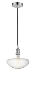Edison - 1 Light - 9 inch - Polished Chrome - Cord hung - Mini Pendant (616-1P-PC-BB250LED)