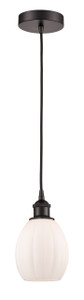 Eaton - 1 Light - 6 inch - Oil Rubbed Bronze - Cord hung - Mini Pendant (616-1P-OB-G81) Eaton - 1 Light - 6 inch - Oil Rubbed Bronze - Cord hung - Mini Pendant (616-1P-OB-G81)