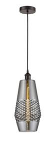 Windham - 1 Light - 7 inch - Oil Rubbed Bronze - Cord hung - Mini Pendant (616-1P-OB-G683-7-LED)