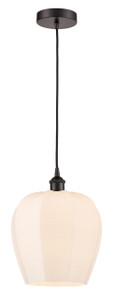 Norfolk - 1 Light - 12 inch - Oil Rubbed Bronze - Cord hung - Mini Pendant (616-1P-OB-G461-12-LED)