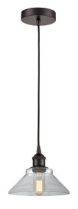 Orwell - 1 Light - 8 inch - Oil Rubbed Bronze - Cord hung - Mini Pendant (616-1P-OB-G132) Orwell - 1 Light - 8 inch - Oil Rubbed Bronze - Cord hung - Mini Pendant (616-1P-OB-G132)