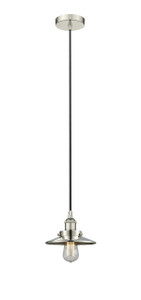 Edison - 1 Light - 8 inch - Polished Nickel - Mini Pendant (616-1PH-PN-M1-PN)