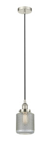 Stanton - 1 Light - 6 inch - Polished Nickel - Cord hung - Mini Pendant (616-1PH-PN-G262-LED)