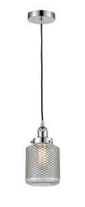 Stanton - 1 Light - 6 inch - Polished Chrome - Cord hung - Mini Pendant (616-1PH-PC-G262)