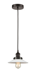 Halophane - 1 Light - 9 inch - Oil Rubbed Bronze - Cord hung - Mini Pendant (616-1PH-OB-G1)