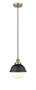 Edison - 1 Light - 9 inch - Antique Brass - Mini Pendant (616-1PH-AB-HFS-81-BK)