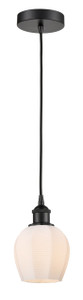 Norfolk - 1 Light - 6 inch - Matte Black - Cord hung - Mini Pendant (616-1P-BK-G461-6-LED)