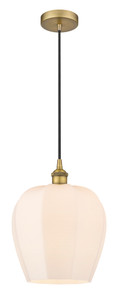 Norfolk - 1 Light - 12 inch - Brushed Brass - Cord hung - Mini Pendant (616-1P-BB-G461-12)