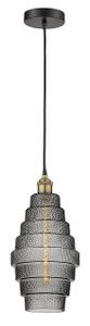 Cascade - 1 Light - 8 inch - Black Antique Brass - Cord hung - Mini Pendant (616-1P-BAB-G673-8)