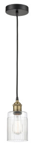 Hadley - 1 Light - 5 inch - Black Antique Brass - Cord hung - Mini Pendant (616-1P-BAB-G342)