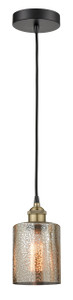 Cobbleskill - 1 Light - 5 inch - Black Antique Brass - Cord hung - Mini Pendant (616-1P-BAB-G116)