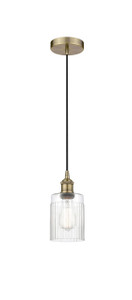Hadley - 1 Light - 5 inch - Antique Brass - Cord hung - Mini Pendant (616-1P-AB-G342-LED)