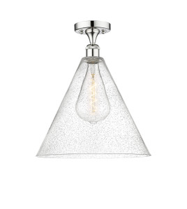 Berkshire - 1 Light - 16 inch - Polished Chrome - Semi-Flush Mount (616-1F-PC-GBC-164)