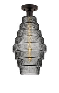 Cascade - 1 Light - 8 inch - Oil Rubbed Bronze - Semi-Flush Mount (616-1F-OB-G673-8)