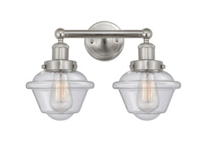 Oxford - 2 Light - 16 inch - Brushed Satin Nickel - Bath Vanity Light (616-2W-SN-G534)