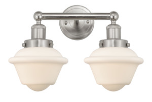 Oxford - 2 Light - 16 inch - Brushed Satin Nickel - Bath Vanity Light (616-2W-SN-G531)