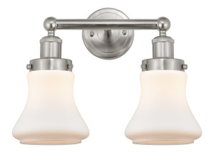Bellmont - 2 Light - 15 inch - Brushed Satin Nickel - Bath Vanity Light (616-2W-SN-G191)