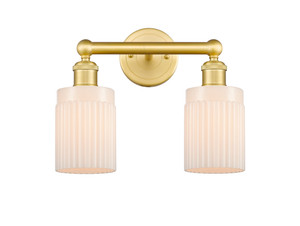 Hadley - 2 Light - 14 inch - Satin Gold - Bath Vanity Light (616-2W-SG-G341)
