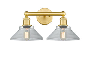 Orwell - 2 Light - 17 inch - Satin Gold - Bath Vanity Light (616-2W-SG-G132)