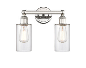 Clymer - 2 Light - 13 inch - Polished Nickel - Bath Vanity Light (616-2W-PN-G802)