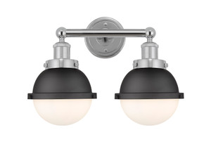 Edison - 2 Light - 16 inch - Polished Chrome - Bath Vanity Light (616-2W-PC-HFS-61-BK)