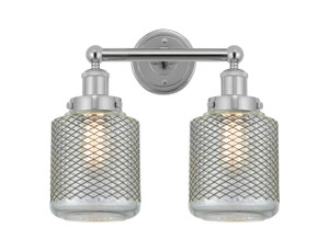 Stanton - 2 Light - 15 inch - Polished Chrome - Bath Vanity Light (616-2W-PC-G262)
