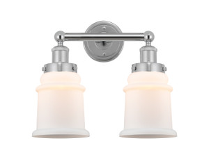 Canton - 2 Light - 15 inch - Polished Chrome - Bath Vanity Light (616-2W-PC-G181)