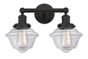 Oxford - 2 Light - 16 inch - Oil Rubbed Bronze - Bath Vanity Light (616-2W-OB-G532)