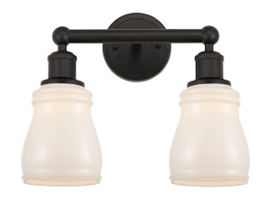 Ellery - 2 Light - 14 inch - Oil Rubbed Bronze - Bath Vanity Light (616-2W-OB-G391)