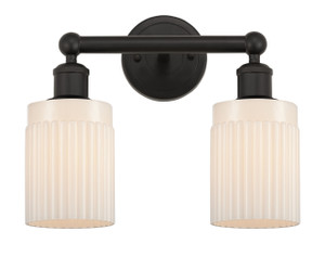 Hadley - 2 Light - 14 inch - Oil Rubbed Bronze - Bath Vanity Light (616-2W-OB-G341)