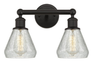 Conesus - 2 Light - 15 inch - Oil Rubbed Bronze - Bath Vanity Light (616-2W-OB-G275)